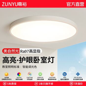 Full-Spectrum Eye-Protecting Led Ceiling Light 2025 New Modern Simple Round Master Bedroom Light Home Zhongshan Lighting Fixtures