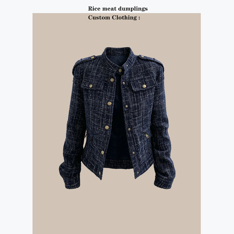 Urban Chic, High-Sense of Style, Old Money Short Jacket, Versatile for Commuting, Fashionable Chanel-Style Jacket for Women, Autumn and Winter