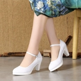 特丝丽她 Ципао, манекен головы, высокие водонепроницаемые туфли, из натуральной кожи