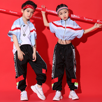 61 Childrens Festival to be served with male and female child boomers hiphop hip hop street dance jazz performance dance suit suit