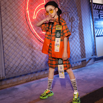 Childrens costumes Hip-hop suits trendy boys hip-hop costumes Girls jazz dance costumes Childrens outfits Drums