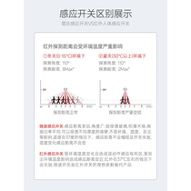 Microwave radar human body sensor 8 in the shape of a