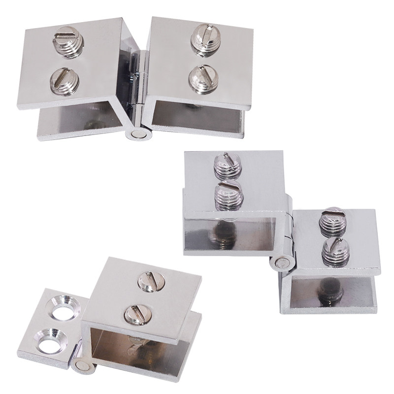 Pure copper glass hinge full copper glass cabinet door hinge wine cabinet hinge exhibition cabinet glass clamp hinge hinge free from open pore-Taobao