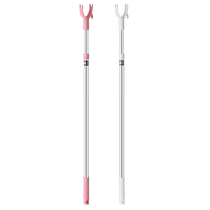 Clothes support rod household clothes fork rod clothes drying rod Yacha clothes rod telescopic clothes picking rod clothes hanger collection rod clothes rod fork