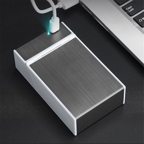 Портсигар с usb-зарядкой, зажигалка