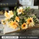 1 букет махровых желтых ромашек