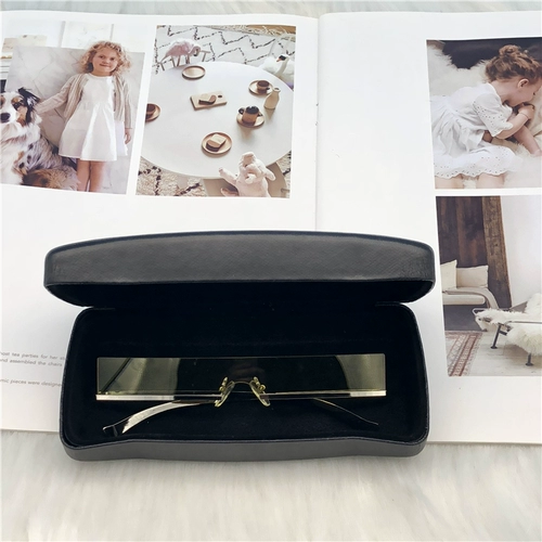 Прямоугольные модные солнцезащитные очки, популярно в интернете, в корейском стиле