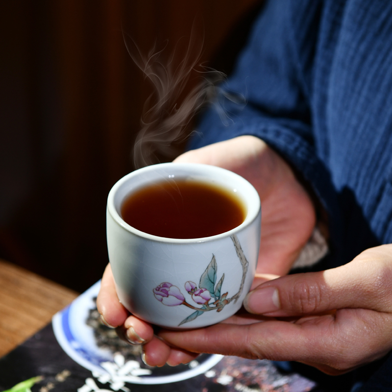 Your up hand - made with xu ink cup master cup sample tea cup tea cups dehua kung fu tea set ceramic cup