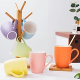 Макарон домашняя керамическая чашка гостиная кофейная чашка для завтрака вода чашка маленькая свежая кубок 6 домашних наборов.