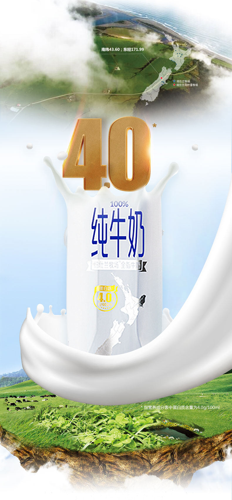 安享好物 安享B级纯奶-纽仕兰全脂牛奶