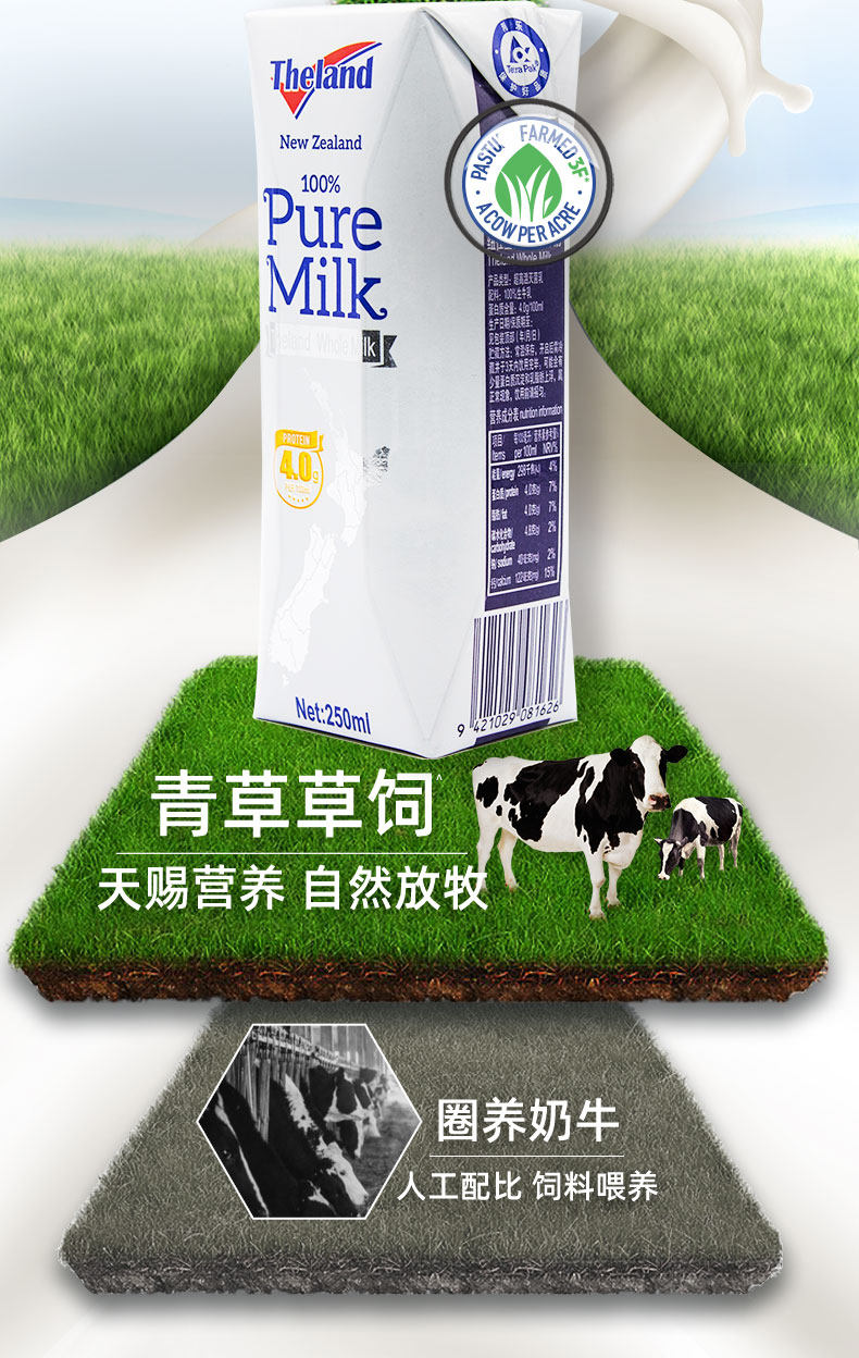 安享好物 安享B级纯奶-纽仕兰全脂牛奶