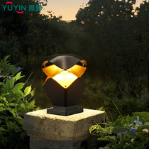 Column headlights courtyard lamp door column lamp led outdoor garden villa waterproof pillar lamp View light outdoor wall lamp