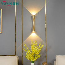 Wall Lamp Modern Minimalist Rear Modern Lamps Living Room TV Background Wall Personality Creative Aisle Light Extravagant Wall Lamp