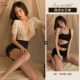 Lace Deep V Секретарь+юбка для королевы ночного клуба