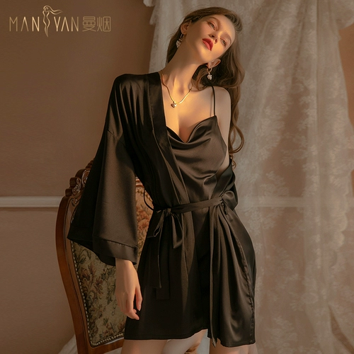 曼烟 Сексуальная пижама, элитный комплект, нижнее белье, униформа