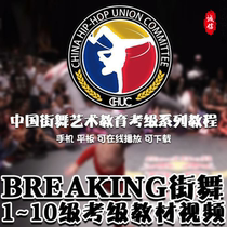 Dancers Association Breaking Street Dance Textbook BBoy Street Dance 10 Level Examination Teaching Video Tutorial Textbook