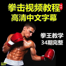 Boxing video tutorial HD Chinese self-study zero basic introduction boxing training teaching martial arts fighting class