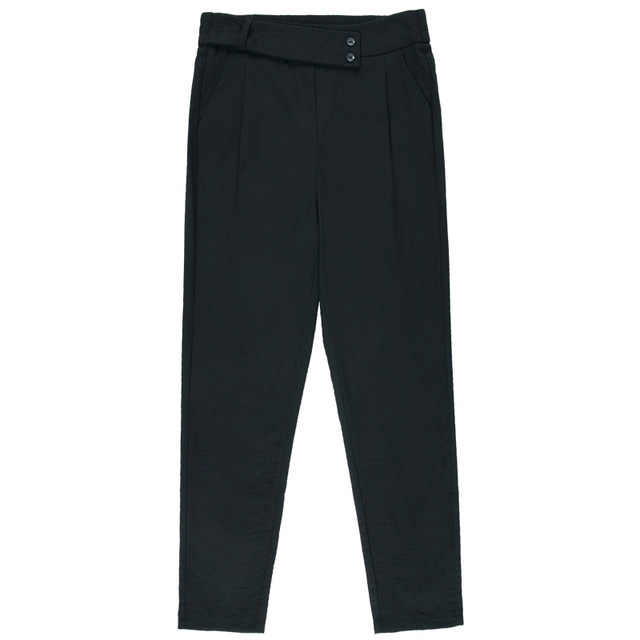 Harem pants ແມ່ຍິງ summer ບາງໆ ice silk cotton and linen women's pants 2024 new loose casual pants women's slim nine-point pants
