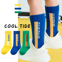 Childrens stockings spring and autumn and winter cotton basketball boys hip-hop football Korean personality girls tube socks