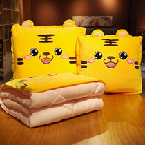 Pillow quilt dual-purpose blanket two-in-one office nap folding pillow car storage car with cushion car