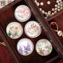 Hilton rose cherry blossom light fragrance deodorant antique solid balm student portable natural fresh solid perfume