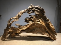 Weathered dead logs Rotten tree roots carved ornaments Indoor living room entrance New Chinese Zen landscape decorative crafts