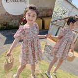 Летнее платье, юбка, детская летняя летняя одежда, наряд маленькой принцессы, в западном стиле