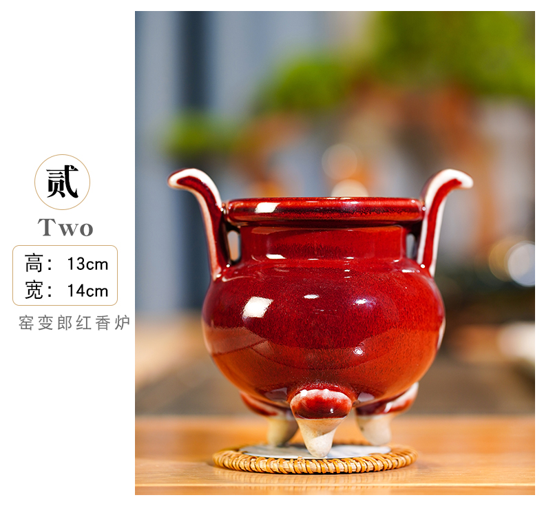 Jingdezhen ceramics up mesa of jun porcelain basin of potted flower vase home sitting room adornment is placed more meat