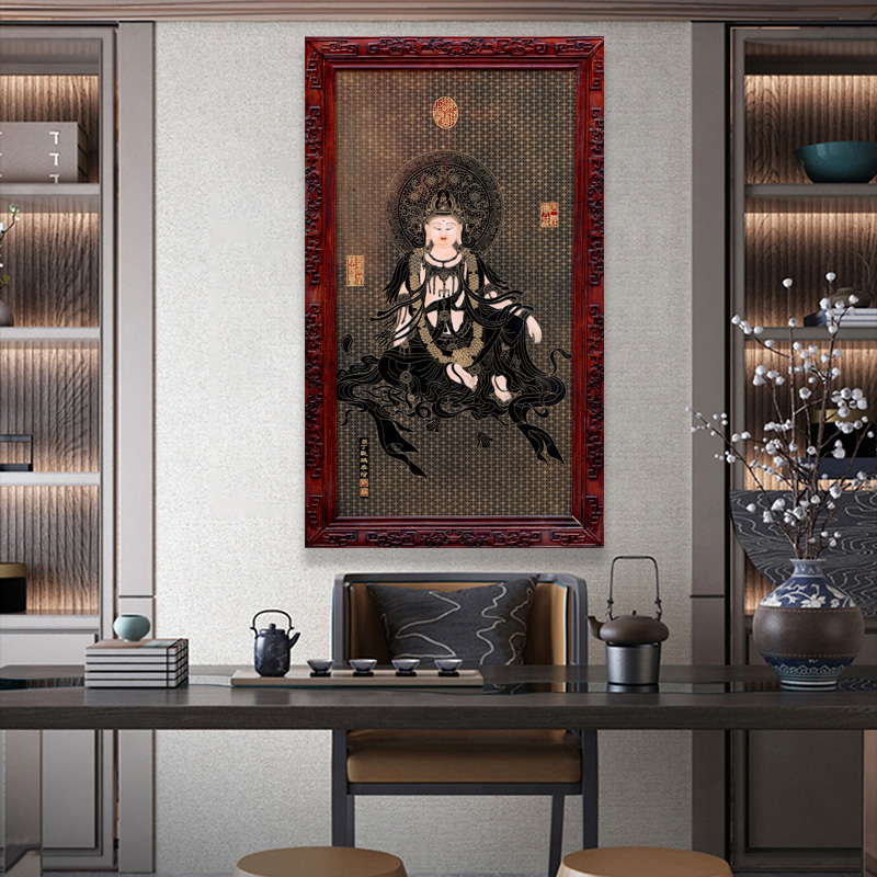 Jingdezhen ceramics Buddhism zen new Chinese style home sitting room porch wall act the role ofing hang furnishing articles gifts