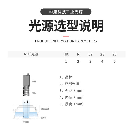 工业视觉光源环形角度光源机器LED高亮环形ccd相机缺陷检测照明