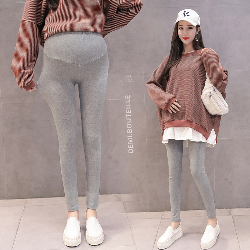 Pregnant Woman Pants Fall Long Pants Spring Autumn Casual Inner Lap Pants Spring Autumn Clothes Nursery Pants Damp Mother Spring Clothes Autumn Clothes Outside Wearing Pants