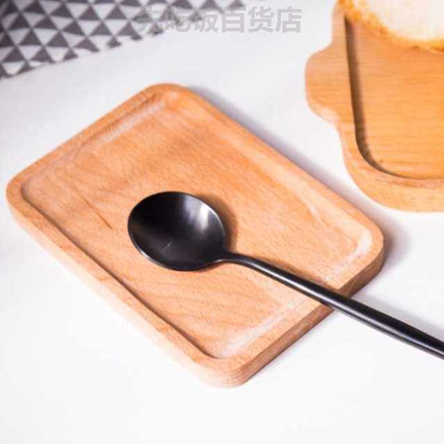 Tấm gỗ kiểu Nhật Bản khay gỗ rắn tấm phẳng hình chữ nhật gỗ sồi tấm tấm thức ăn phương Tây tấm ăn tối món tráng miệng tấm ăn sáng - Tấm