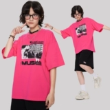 Musedasht Lose Cotton Short -sleaded Dizz Marija Японский летний летний красивый аниме -игра Периферий