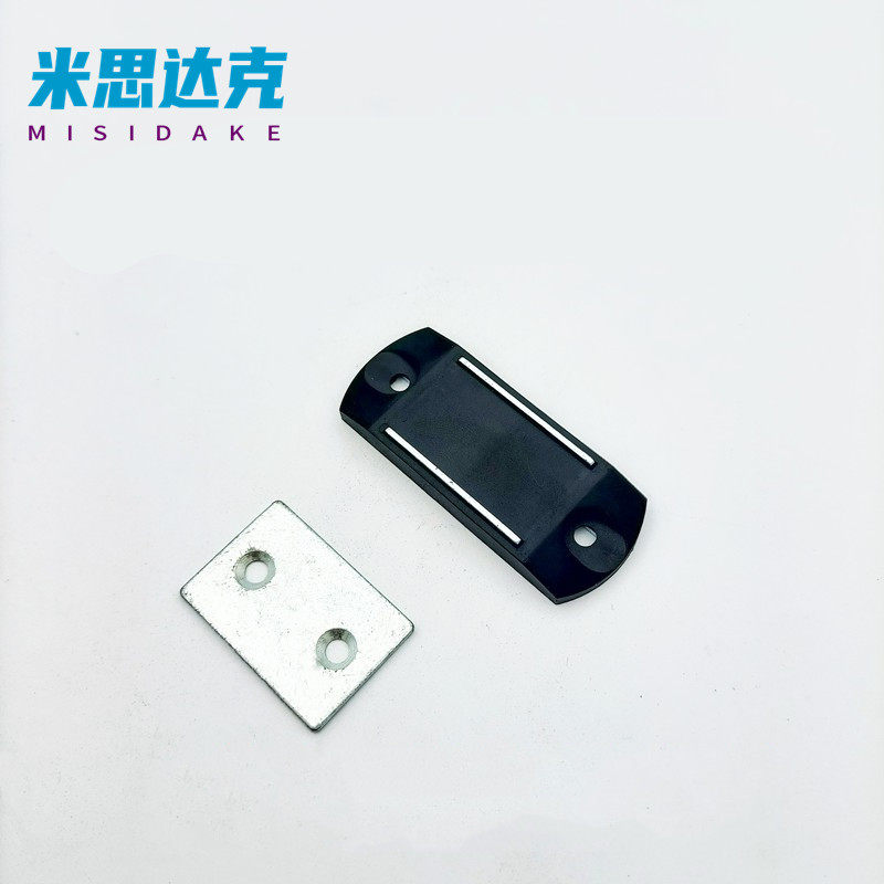 HFU67-34 44 55 strong magnetic black door stopper custom direct sales ultra-thin magnetic buckle - Taobao