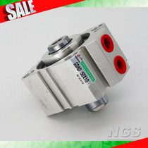 Double-head pneumatic double-out cylinder SDAD50-10 SDAD50-5 SDAD40-10 SDAD40-10 be middle shaft through hole