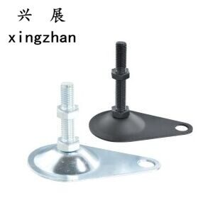 Light load type eccentric foot cup replacement type WAN01 fixed adjustment type drop-shaped metal with ear skirting