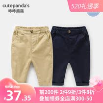 Baby Pure Color Long Pants Spring Spring Dress Boy Baby Girl Casual Pants Children Child Toddler Outwear Pants Y5279