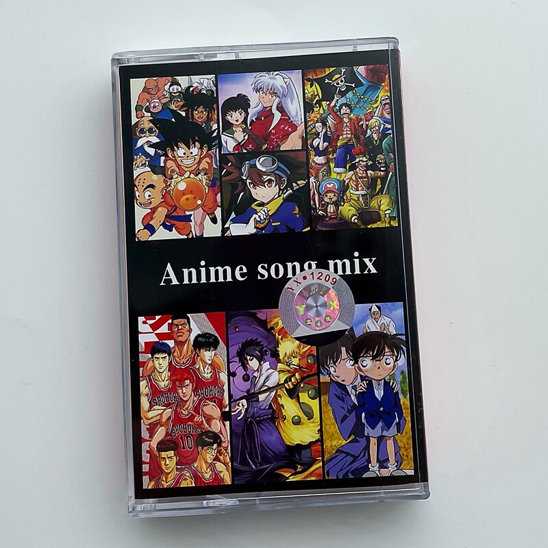 Tape Japanese song anime compilation Slam Dunk One Piece Inuyasha brand new unopened with lyrics