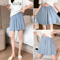 Modale sleeping pants female summer short 50% loose and thin no marks large code extras for casual home shorts Summer ice silk