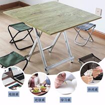 Folding Table Dining Table Home Small Family Style Square Table 4 People Dining Table Outdoor Portable Pendulum Stall Table And Chairs Dormitory Simple Table