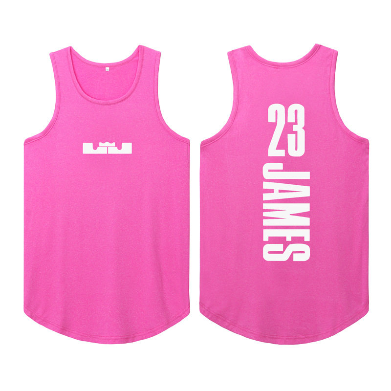 Basketball thin vest James Kobe training T-shirt ice silk quick-drying high-elastic waistcoat fitness shirt men