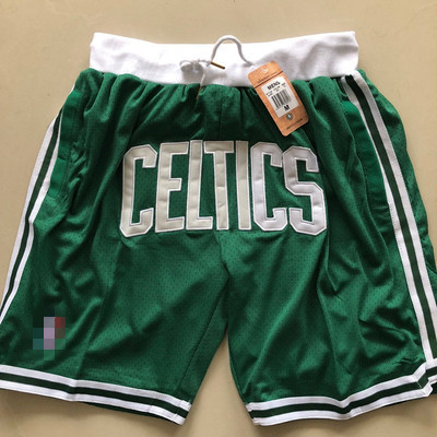 Celtic & Green & Soccer PantsMagic bull Lakers James Kobe Soccer pants American style Retro Basketball motion Embroidery Capris Miami Heat shorts
