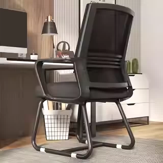 Офисное кресло в течение долгого времени, компьютерное сиденье, эргономичное кресло, стул конференц -зал талию на конференц -зал за талию