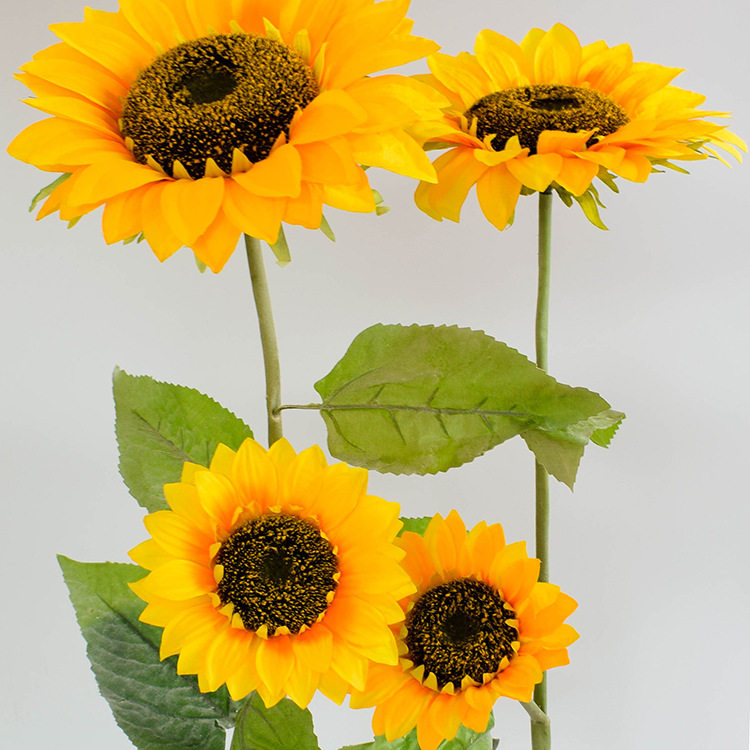 Simulation High Sunflower Flower Fake Flower Living Room Home Ground Decoration Flower Stage Background Flower Photography Props