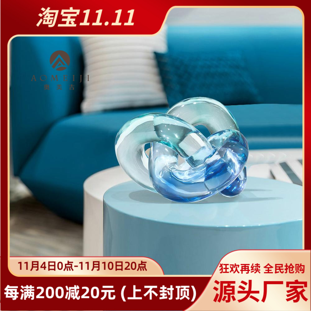 Modern abstract sculpture creative art decoration sample house display center service table decoration model room living room desktop decoration