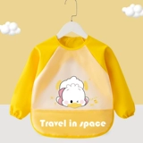 Демисезонный детский водонепроницаемый слюнявчик, лонгслив для мальчиков, фартук, детская юбка на девочку, нагрудник, анти-грязь, с карманом