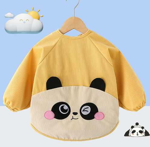 Детский фартук для девочек, водонепроницаемый нагрудник для еды, демисезонная юбка на девочку, с карманом, анти-грязь, сзади на завязках