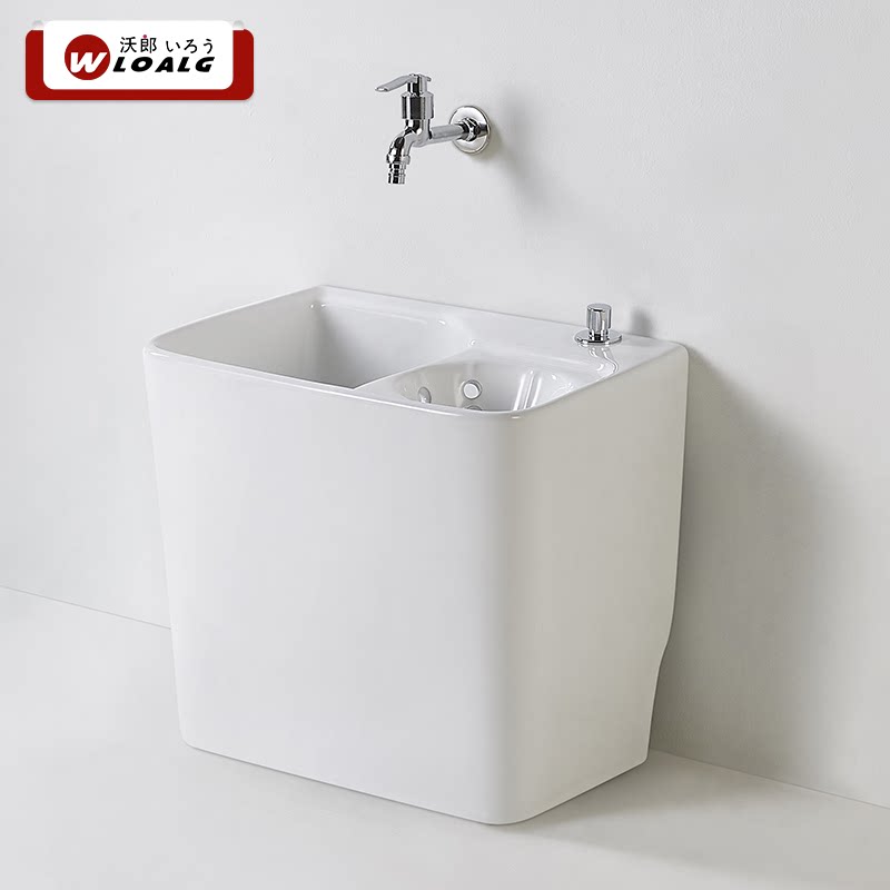 Japan WLOALG VoLang mop Pool Balcony Large Wash Mop Pool Mound Pool Mopping Floor Tug Bidet Double Drive Floor