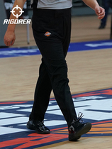 Basketball referee uniform set professional referee sports short-sleeved high-waisted referee pants quick-drying breathable and sweat-absorbent custom-made