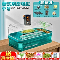 Крытый средний зеленый [бак + греющая лампа + фильтр]